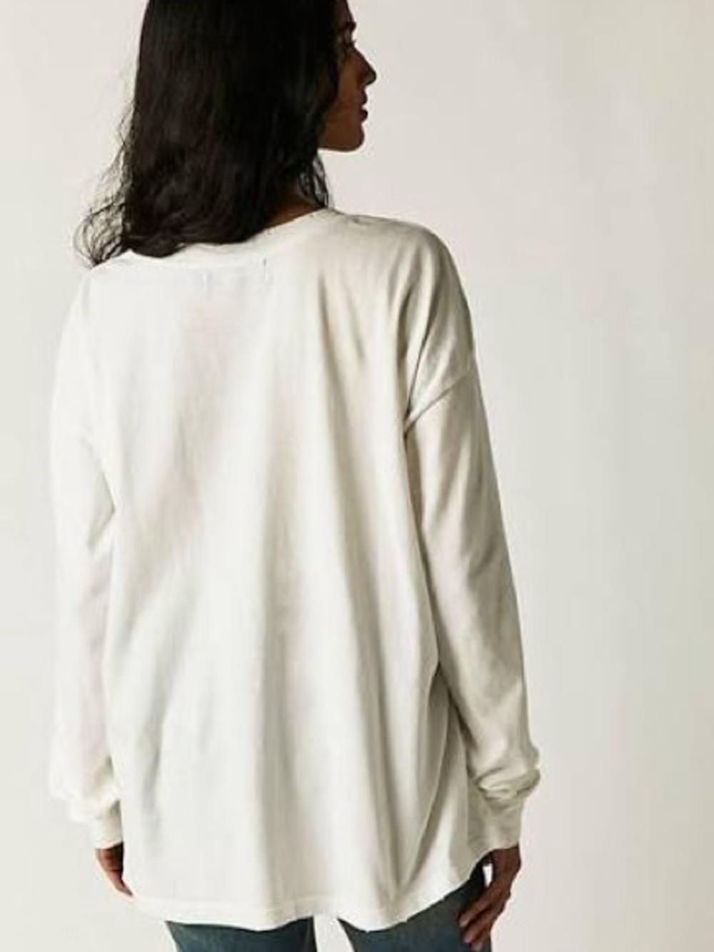 Girl Dangerous for Free People - Rose Stem Long Sleeve (Vintage White) - Picture 2 of 6